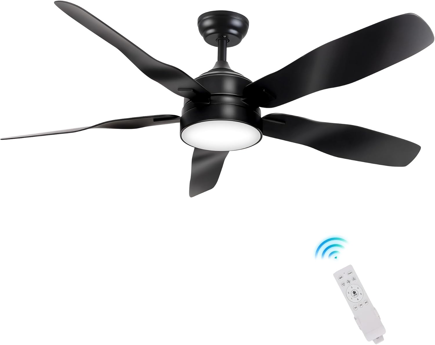 Discover the Benefits of a 52-Inch Black Ceiling Fan with Lights