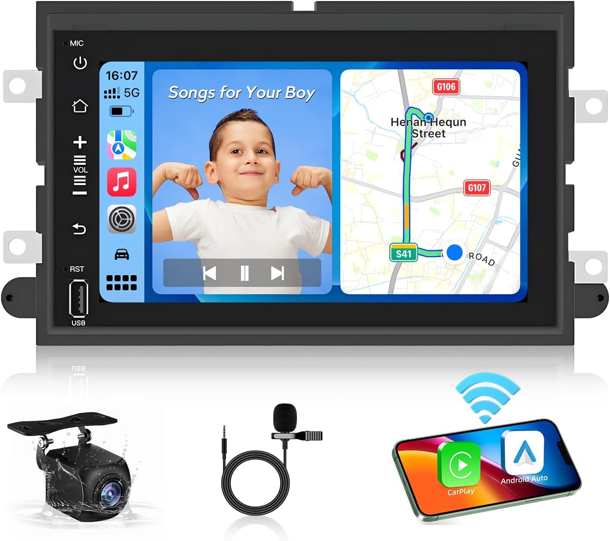 Enhance Your Ford F-Series with a 7-Inch Touchscreen Car Stereo