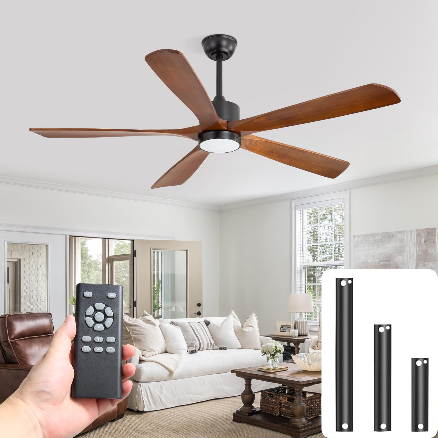 Transform Your Home with a Modern Ceiling Fan with Light