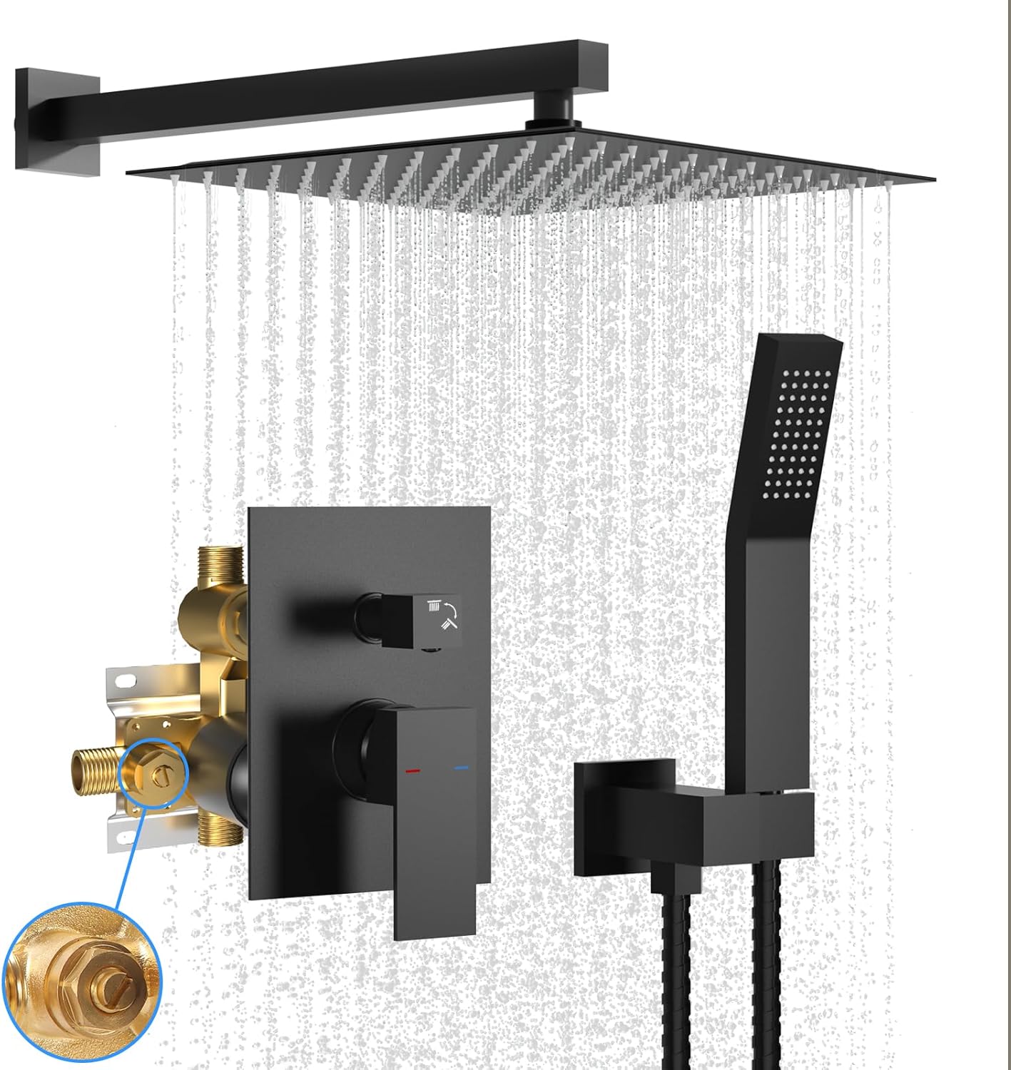 Transform Your Shower with Rocienty Petra Rainfall System