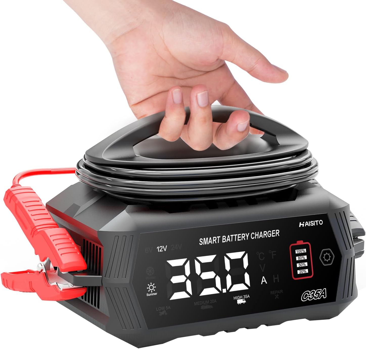 How the 35 Amp Smart Battery Charger Keeps You Rolling