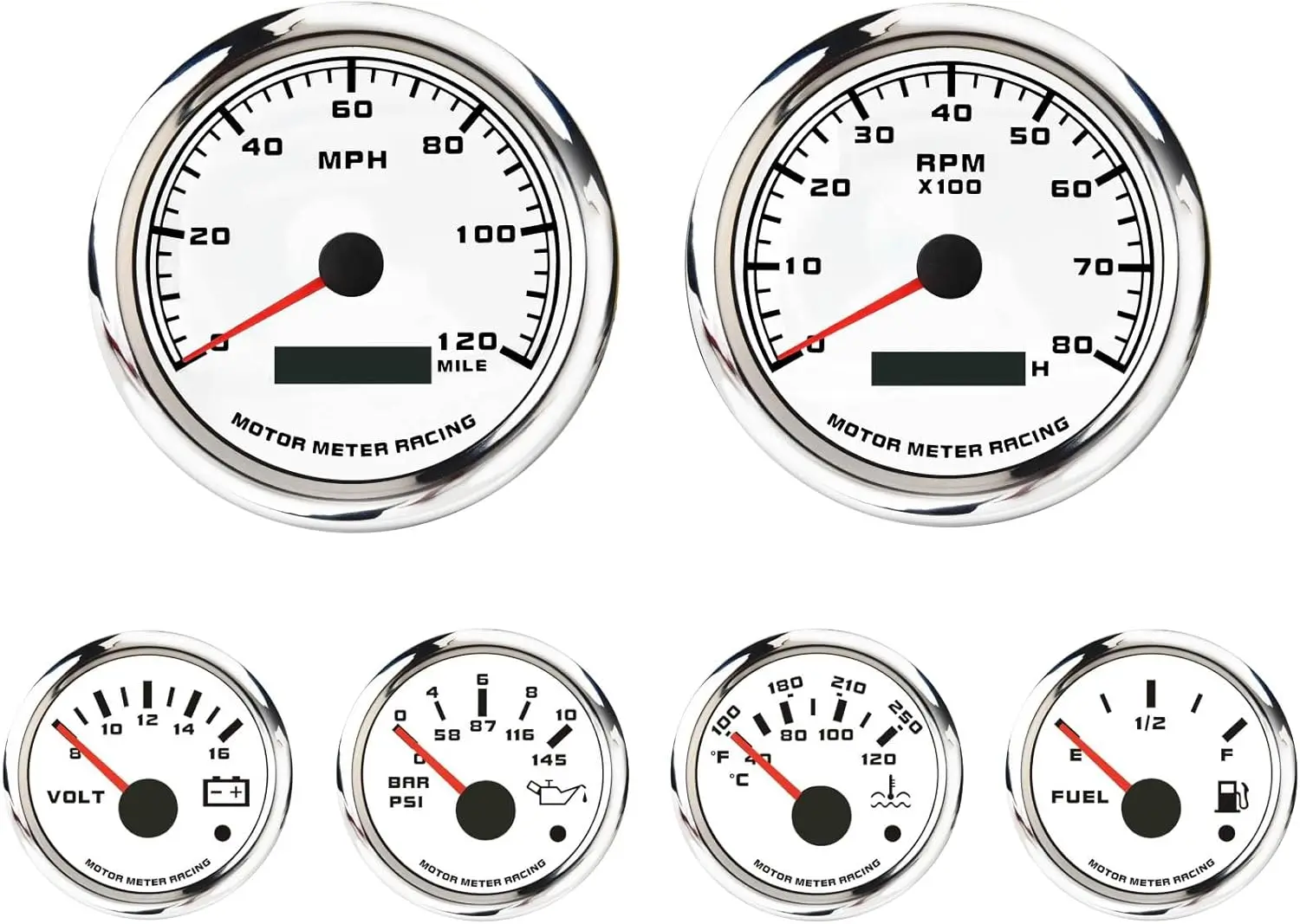 Elevate Your Ride with the PRO Series 6 Gauge Set