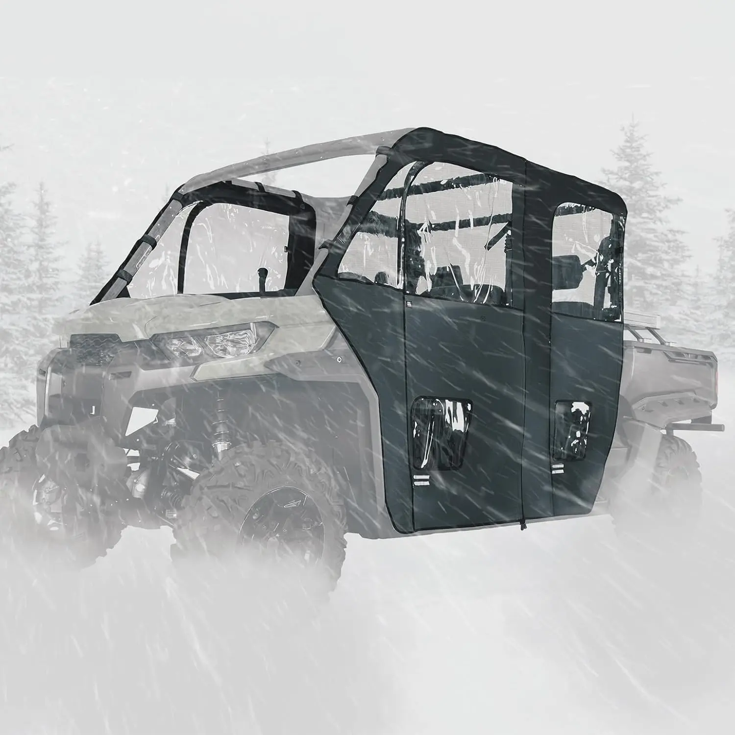 Upgrade Your Ride: KEMIMOTO Soft Cab Enclosure Doors for Can Am Defender