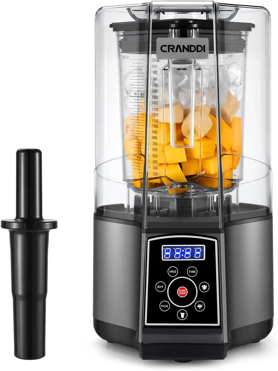 Harnessing Power: Smart Commercial Blender with Digital Touch Screen