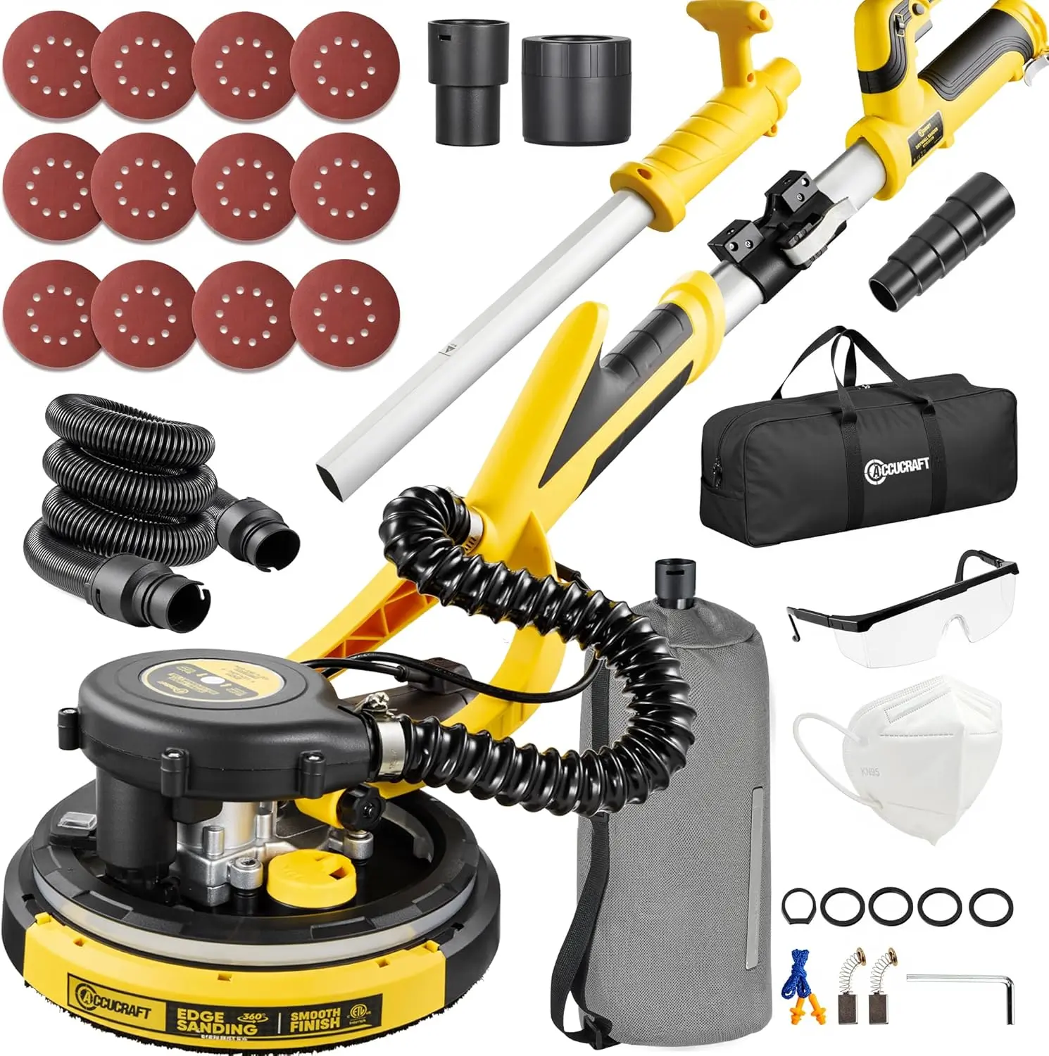Unlock Smooth Finishes with the Electric Drywall Sander