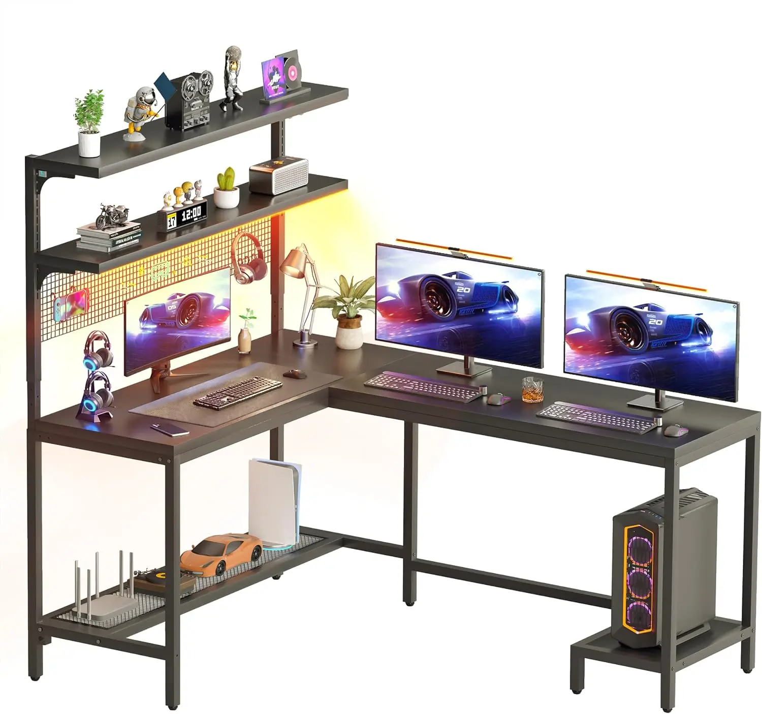 Maximize Your Space with a 55″ L Shaped Gaming Desk