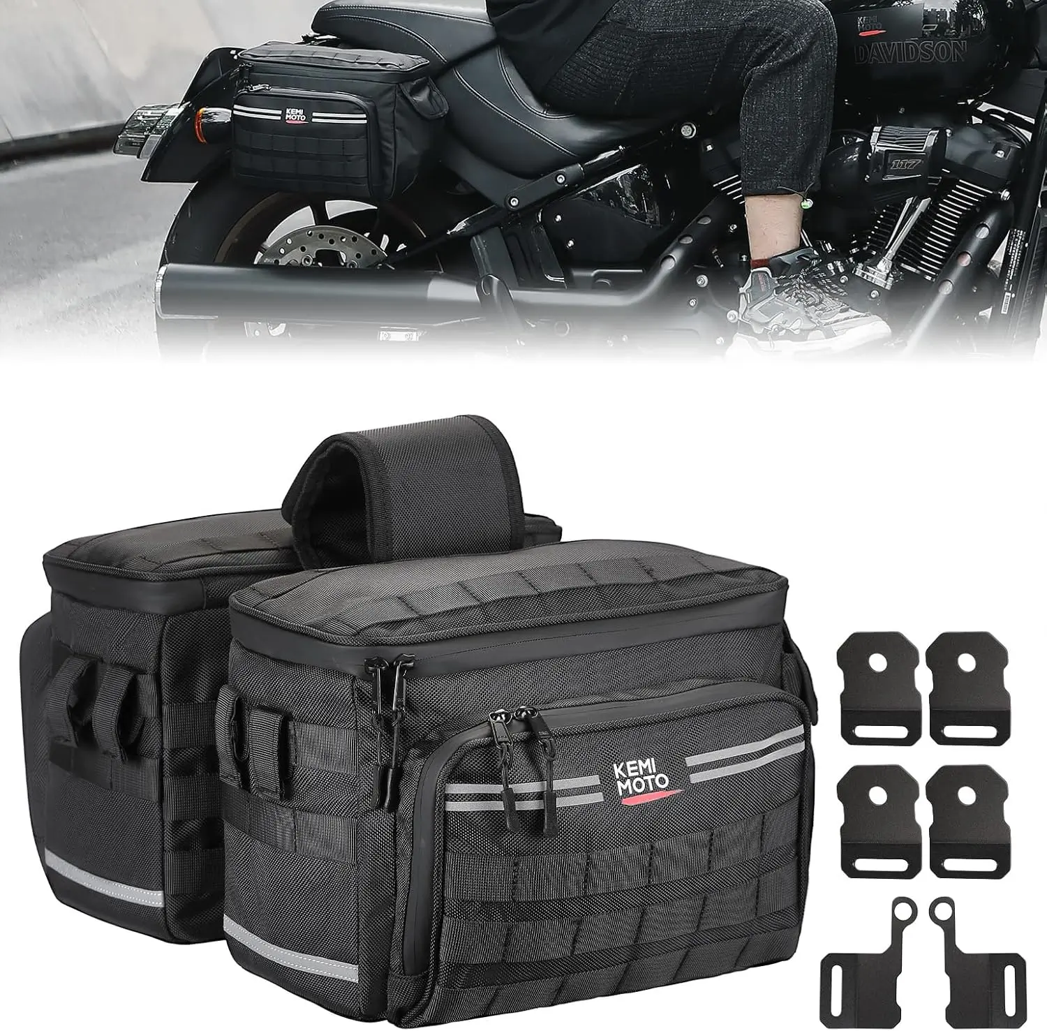 KEMIMOTO Motorcycle Saddle Bags: Your Ultimate Road Companion