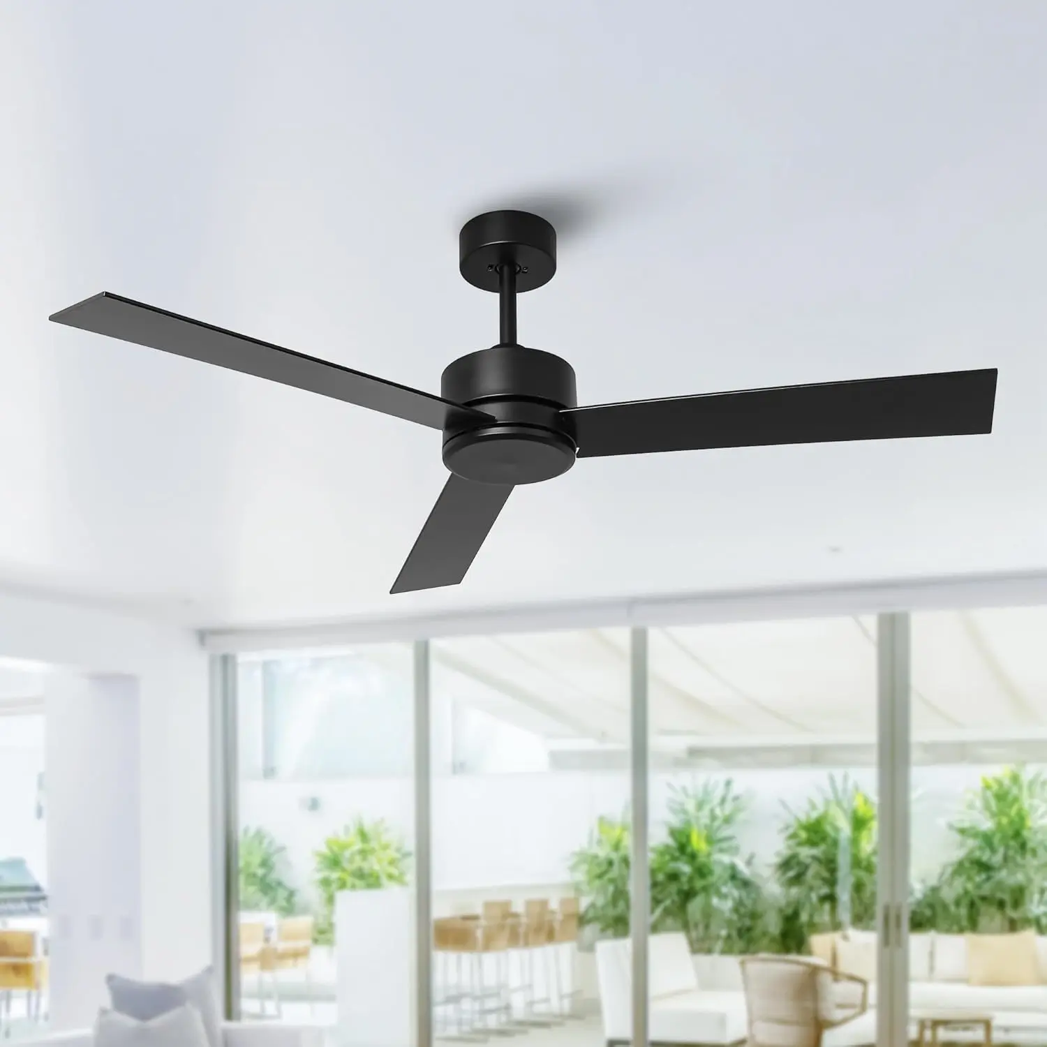 Elevate Your Space with a Modern Ceiling Fan Without Light