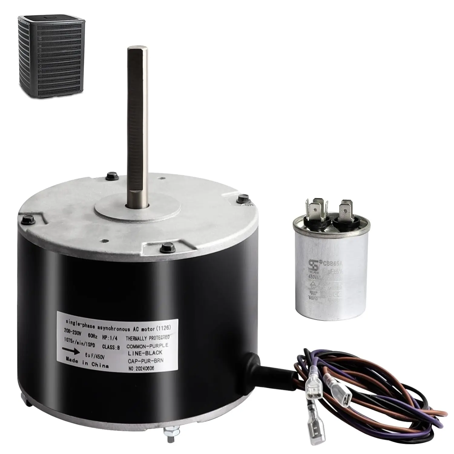 Upgrade Your AC with a High Efficiency 1/4 HP Condenser Fan Motor
