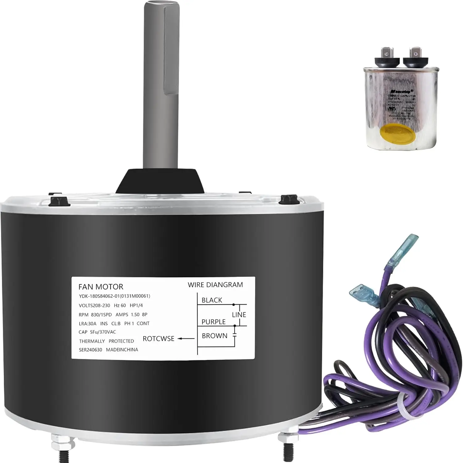 Optimize Your HVAC with a High-Efficiency 1/4 HP Condenser Fan Motor