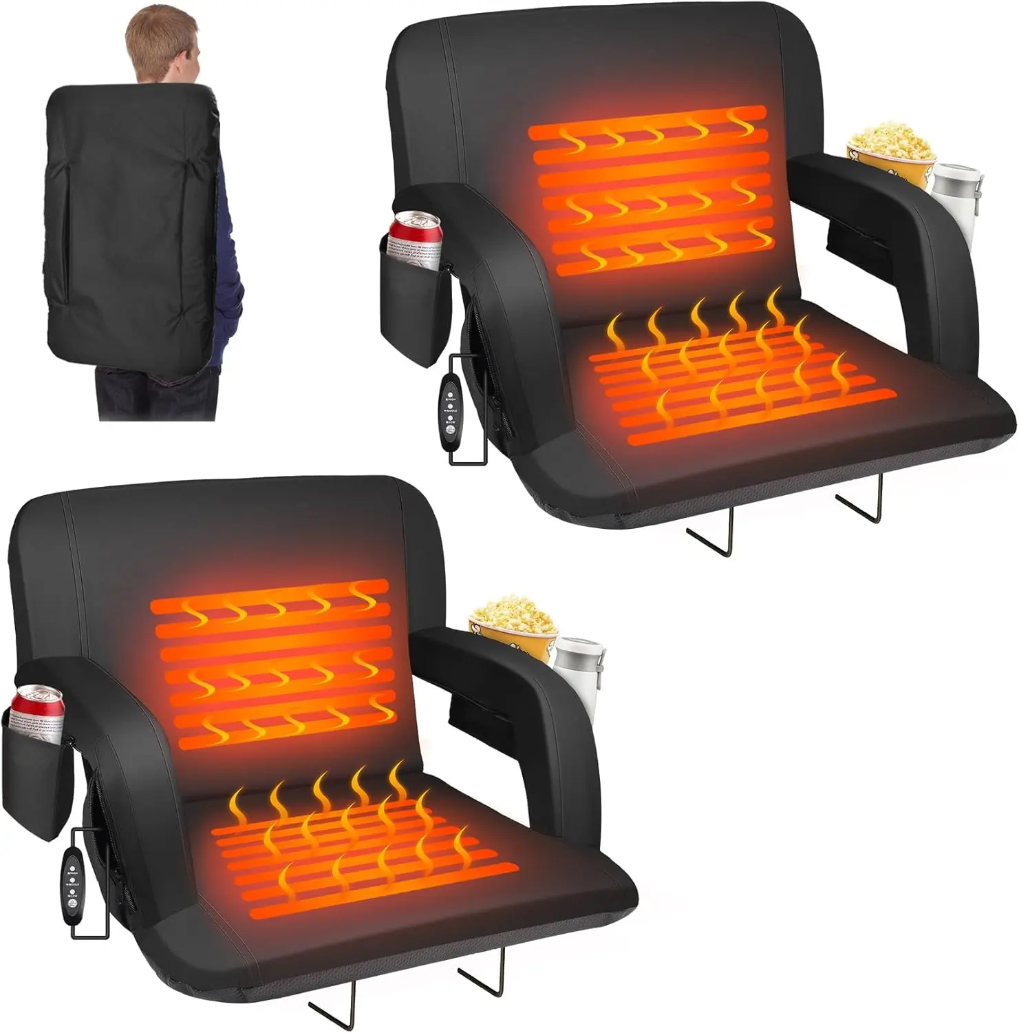 Experience Comfort with Heated Stadium Seats