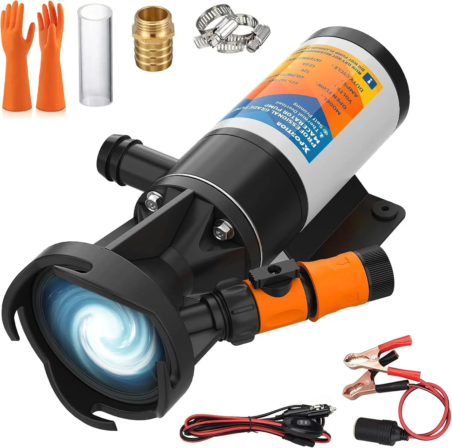 Optimize Your Travels with the XPORTION 12GMP RV Macerator Pump