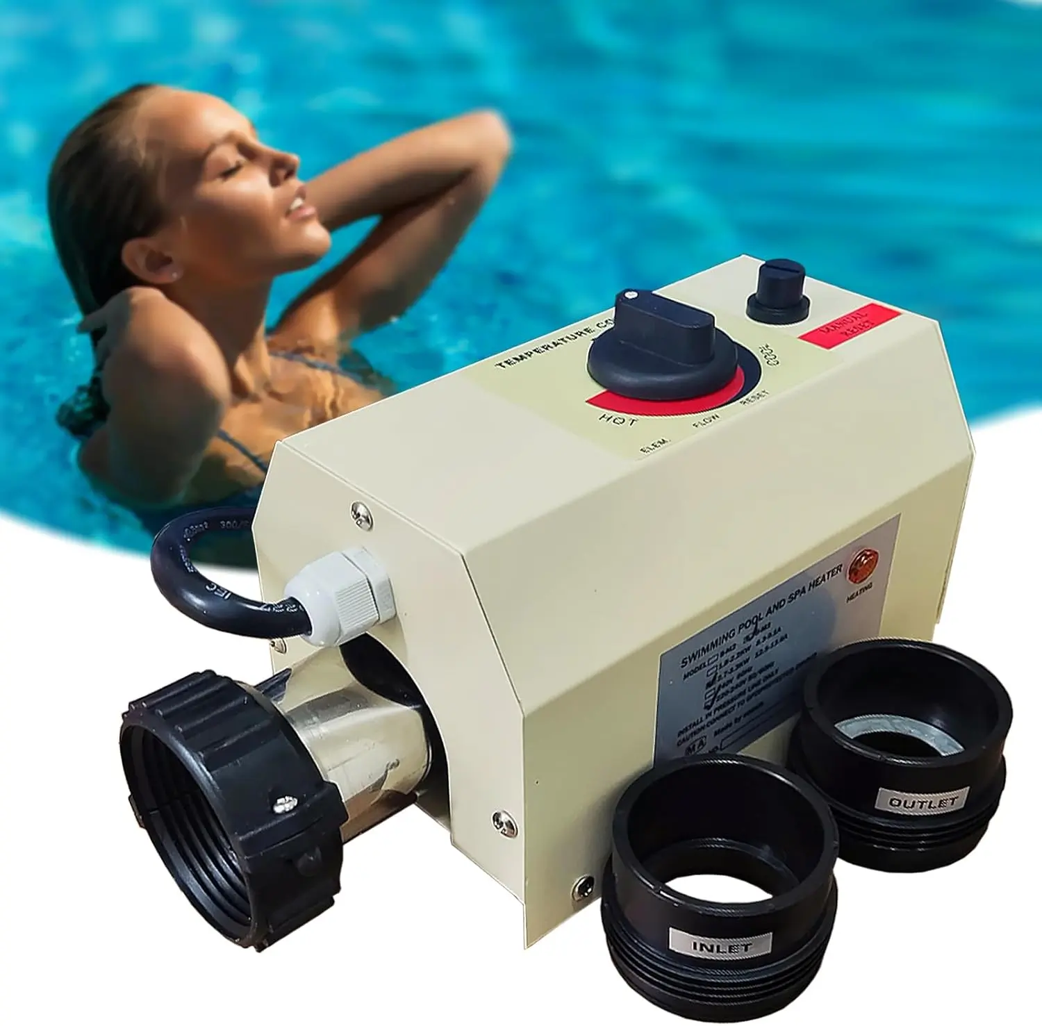 Efficient Comfort: 3KW 220V Electric Pool Heater Guide