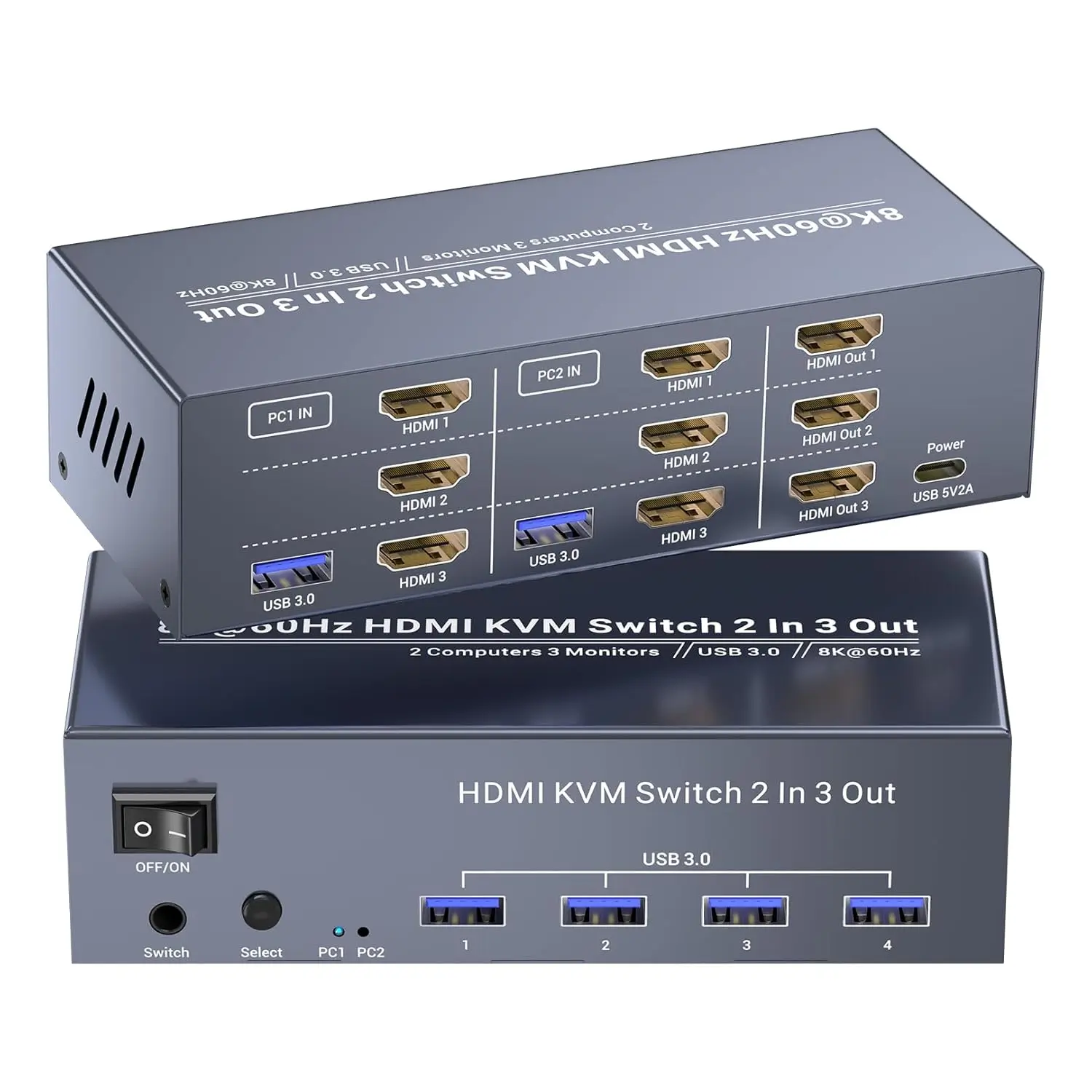 Effortlessly Manage Two Computers with an 8K HDMI KVM Switch