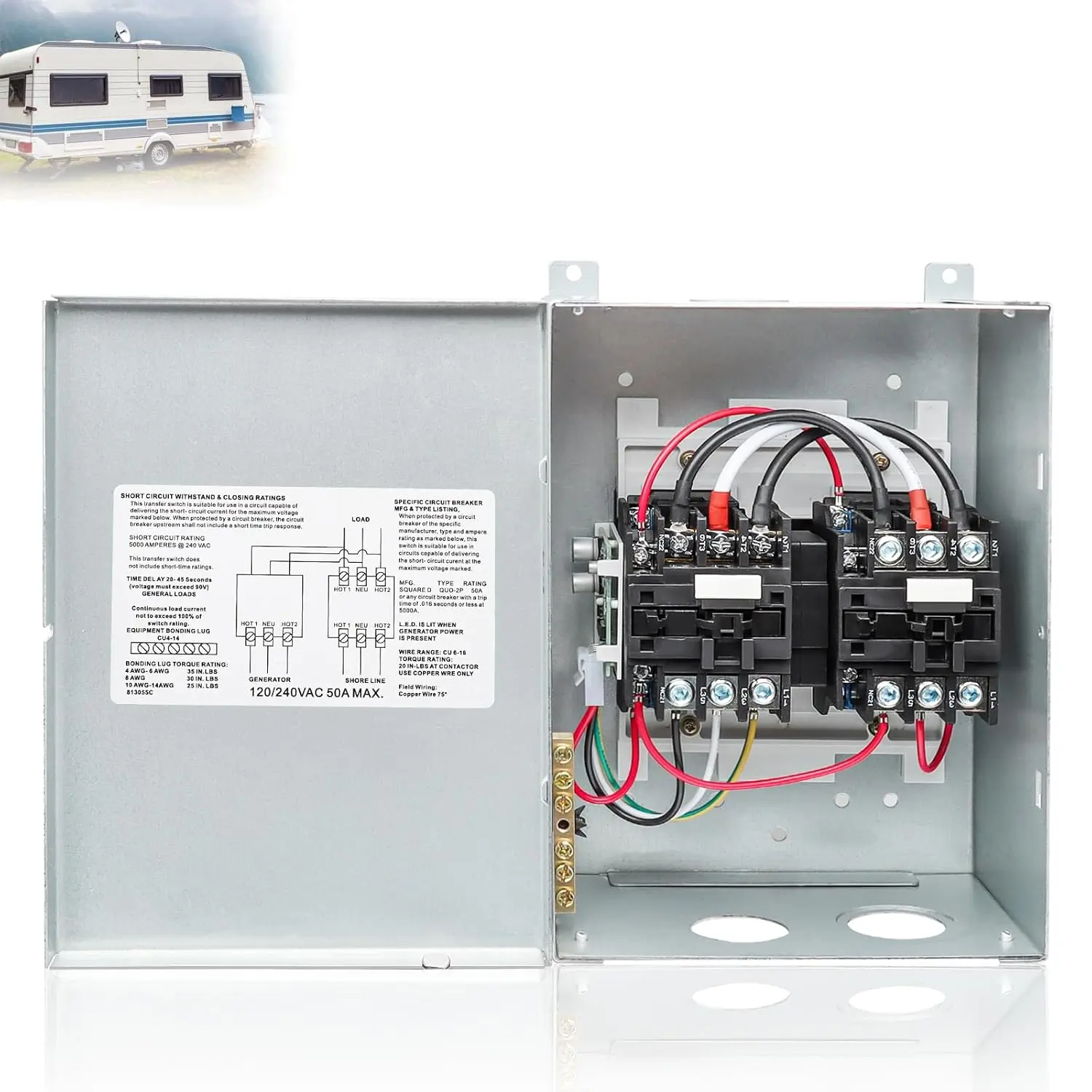 Revolutionizing Power Management with a 50 Amp Automatic Transfer Switch