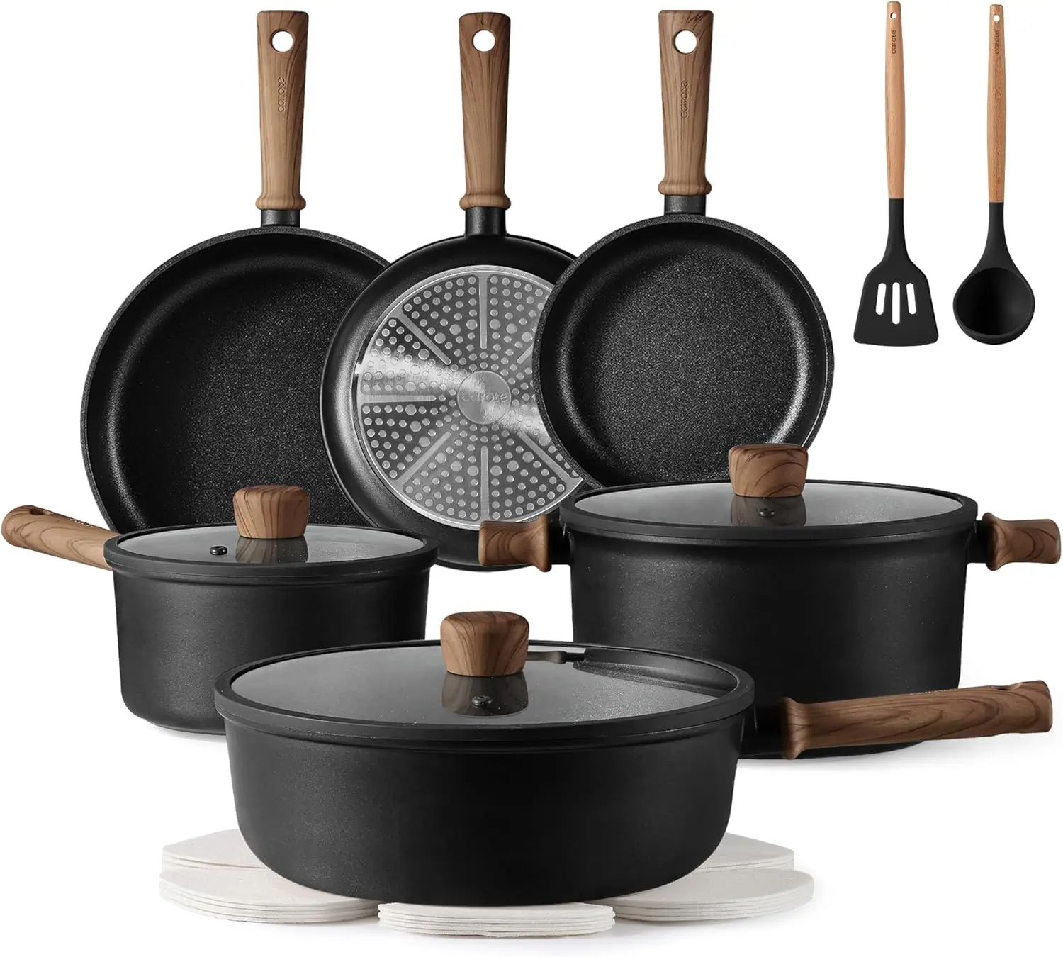 Effortless Cooking with CAROTE Nonstick Cookware Set