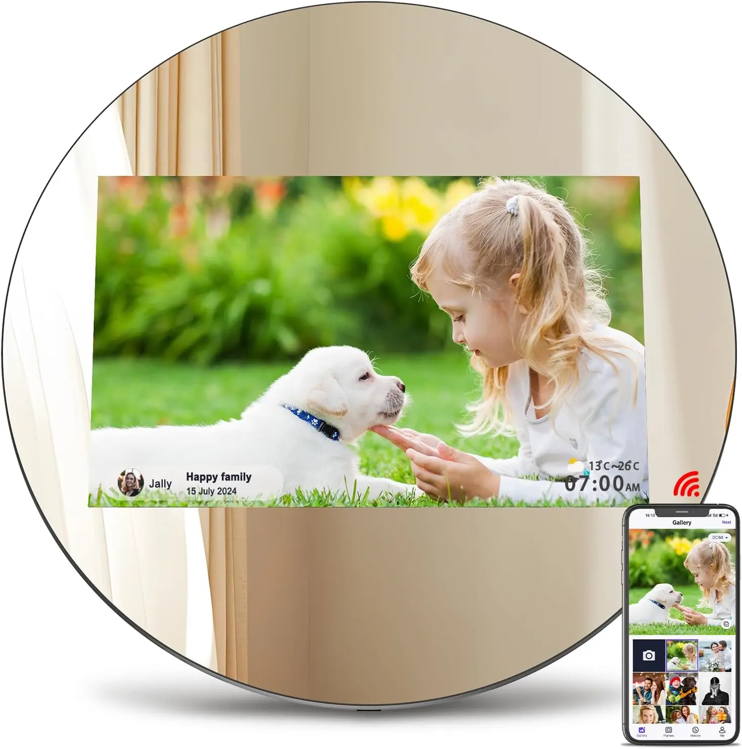 Elevate Your Memories with the 10.1 Inch WiFi Digital Picture Frame