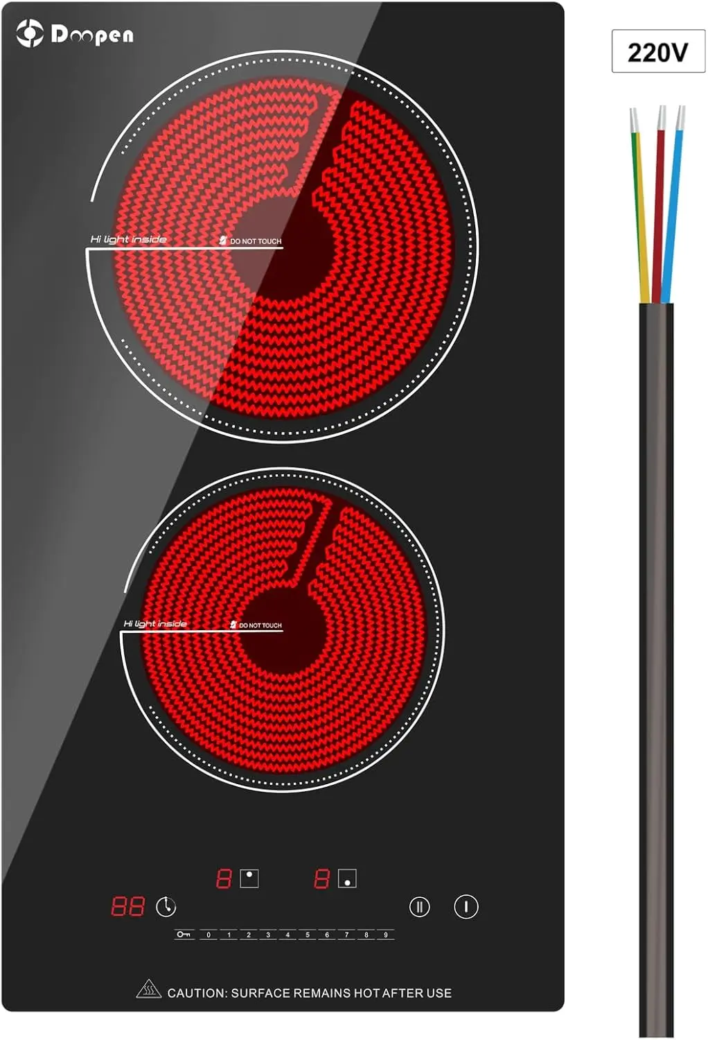 Elevate Your Cooking with the Doopen 12 Inch Electric Cooktop