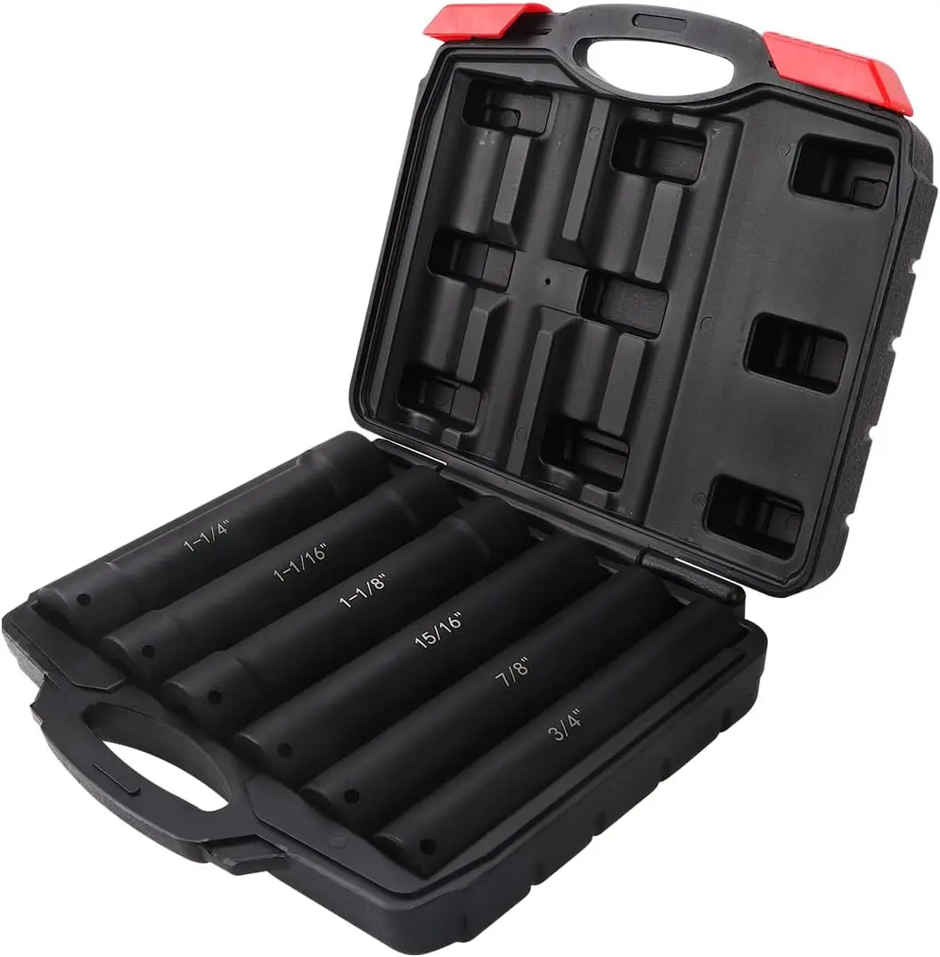 Unlock Your Toolkit: The 6-Piece Extended Length Impact Socket Set