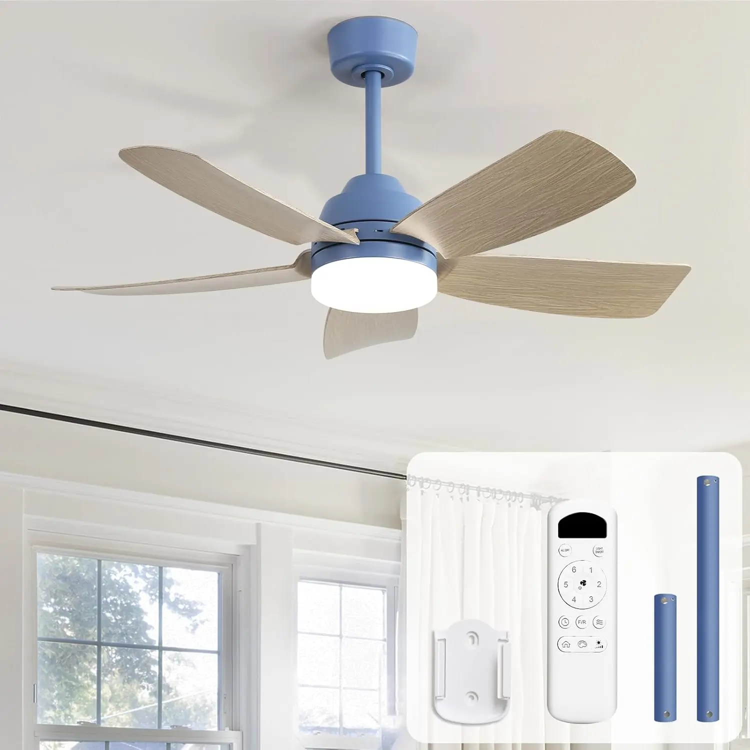 Elevate Your Space with a 42-Inch Ceiling Fan with Remote