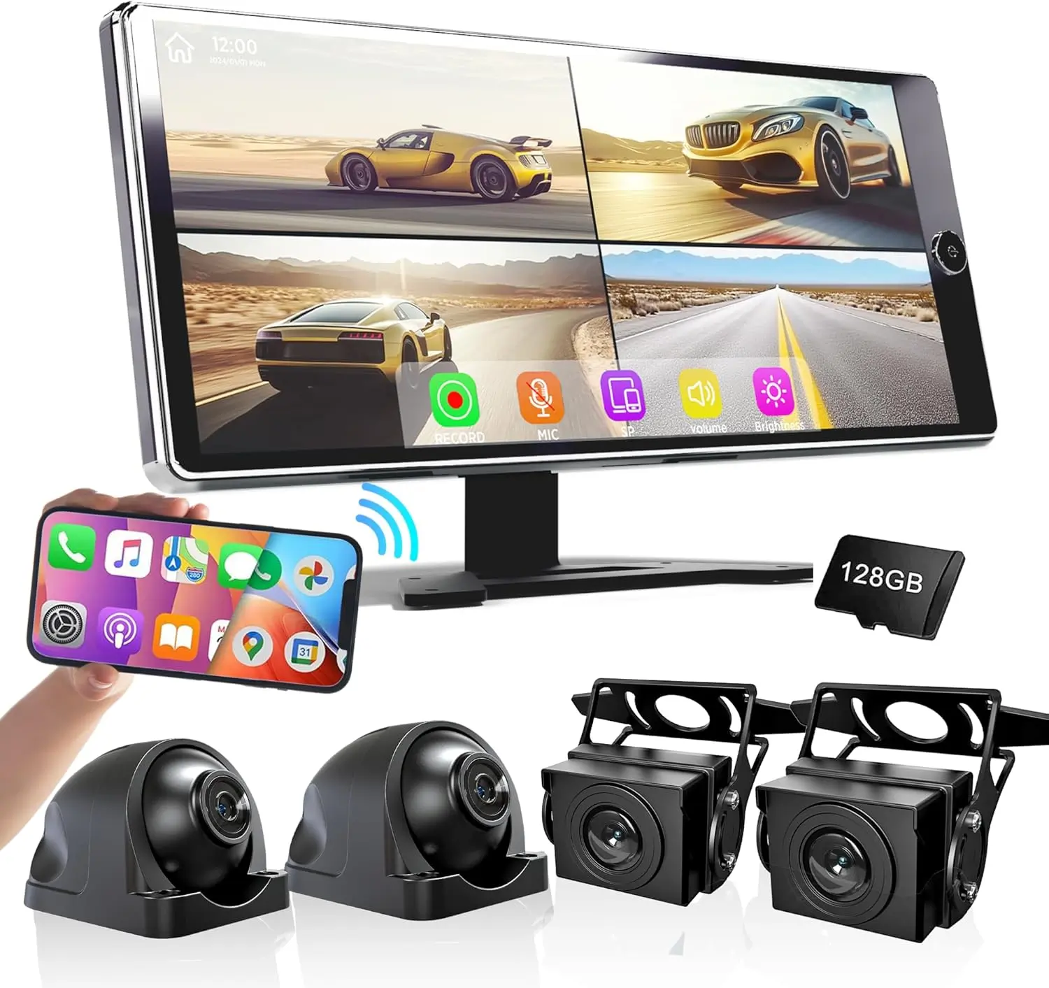 Upgrade Your Drive with the Wireless CarPlay Touchscreen Stereo