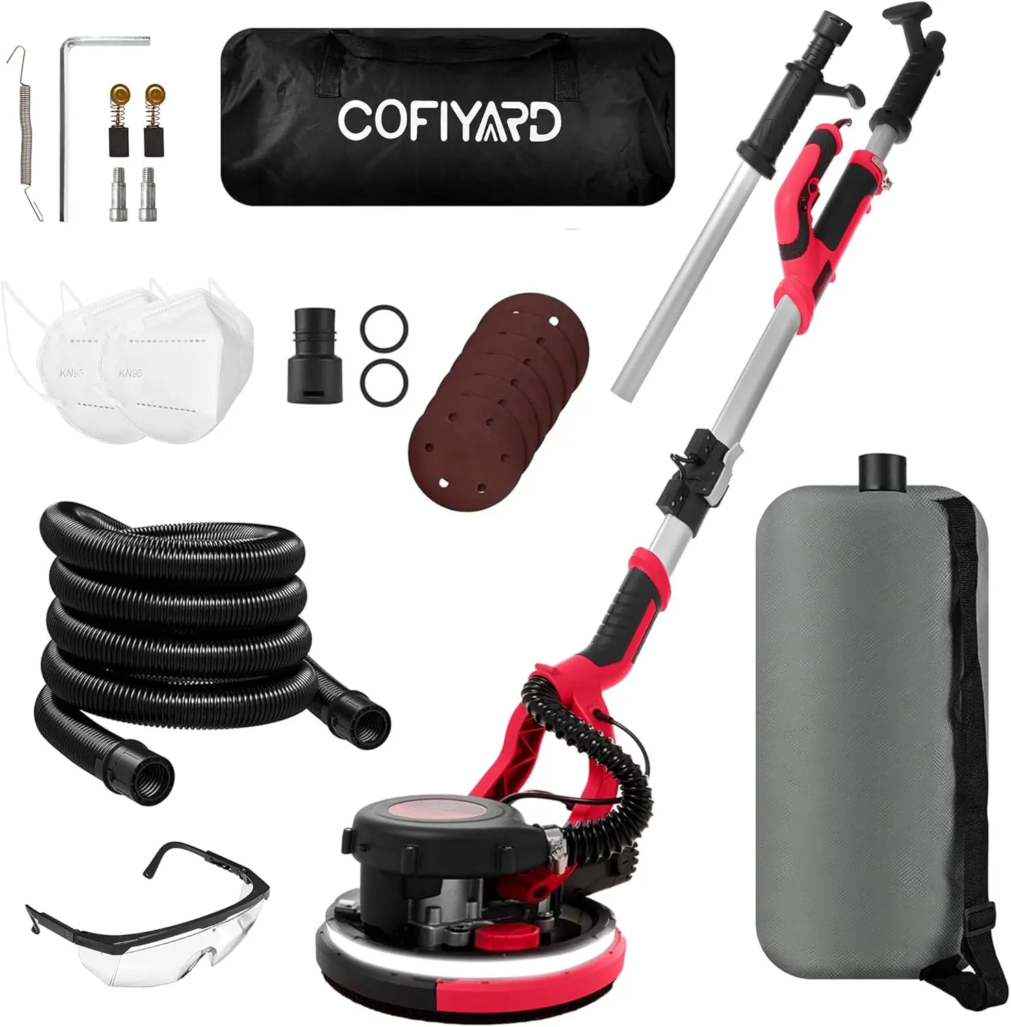 Transforming Spaces with the Cofiyard 1250W Electric Drywall Sander