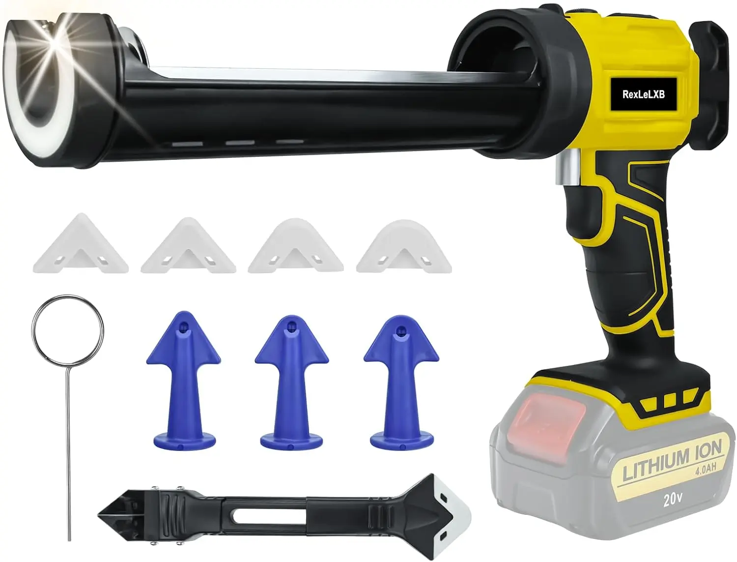 Discover the Benefits of a Cordless Caulking Gun with LED Light
