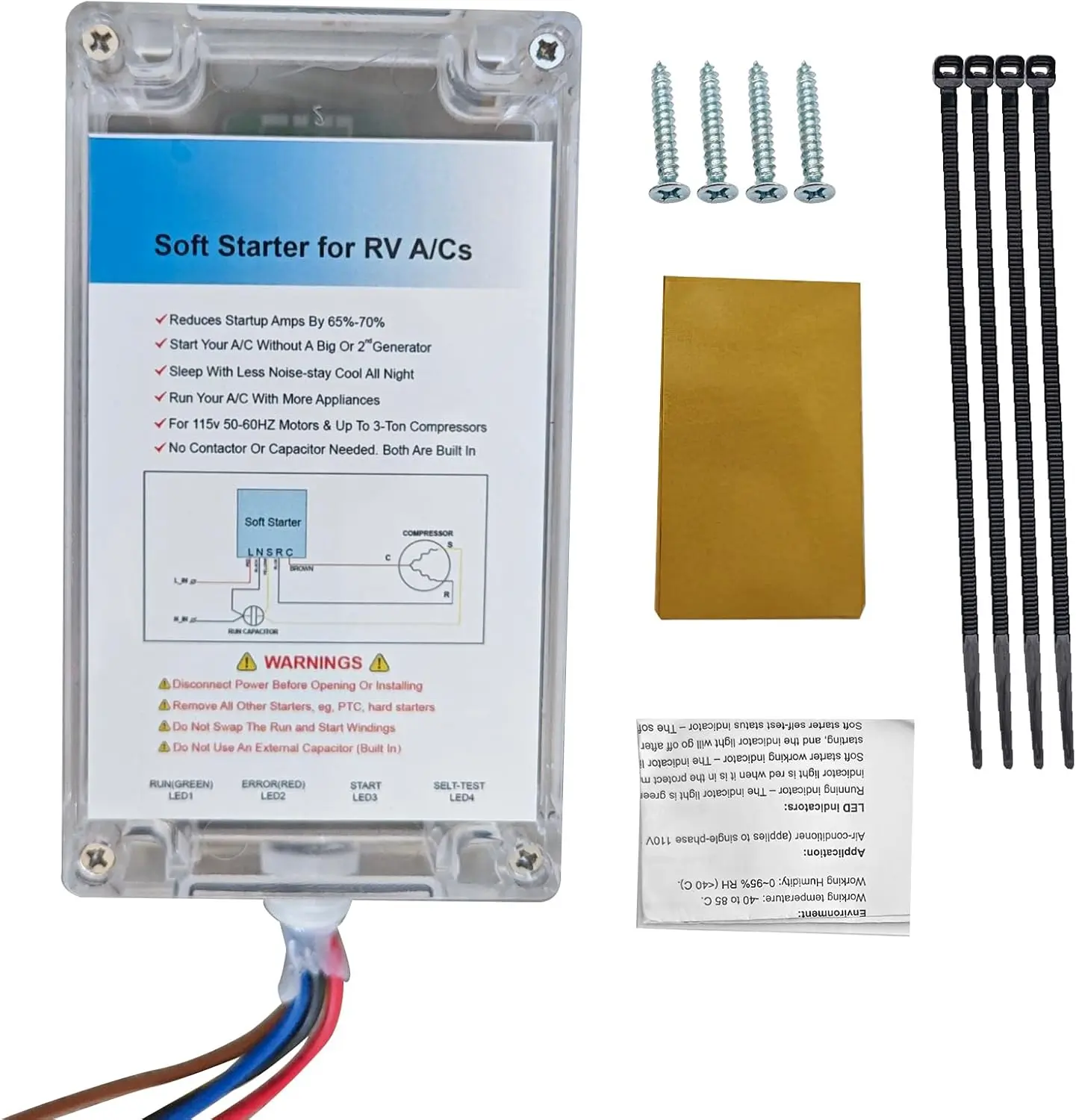 Maximize Comfort with the 12V Air Conditioner Soft Start Kit for RVs