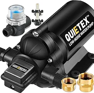 Powerful 12V RV Water Pump: Quiet 5GPM Diaphragm Performance