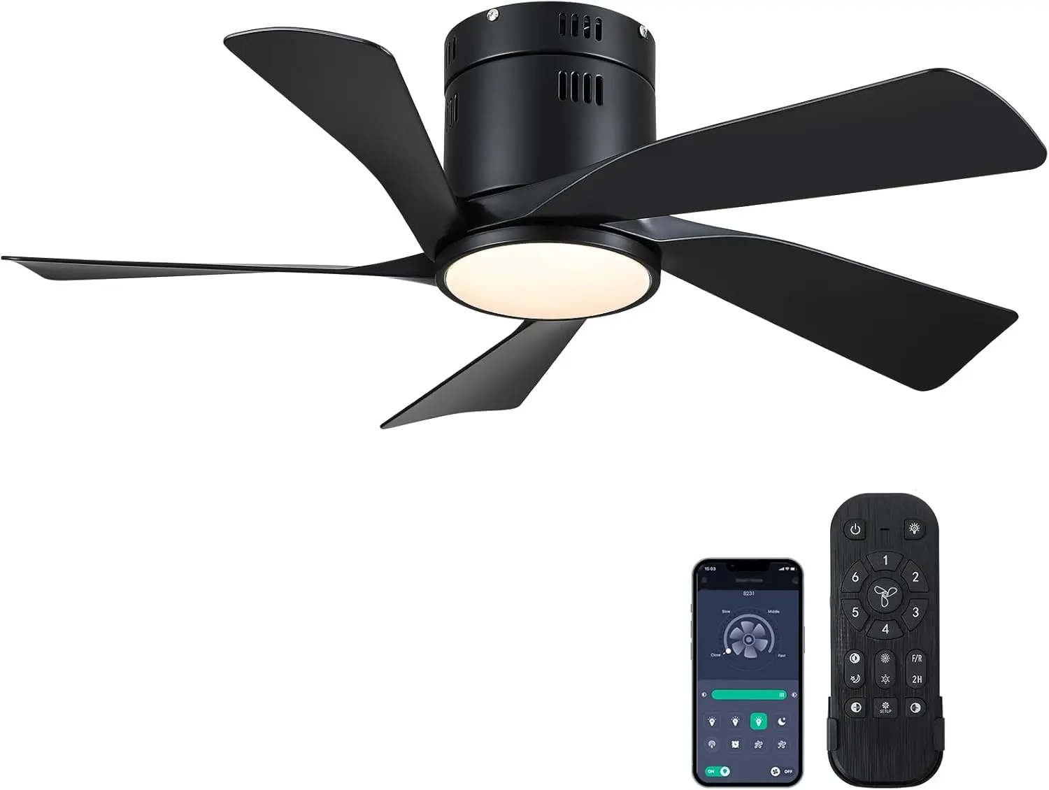 Elevate Your Space with a Black Flush Mount Ceiling Fan