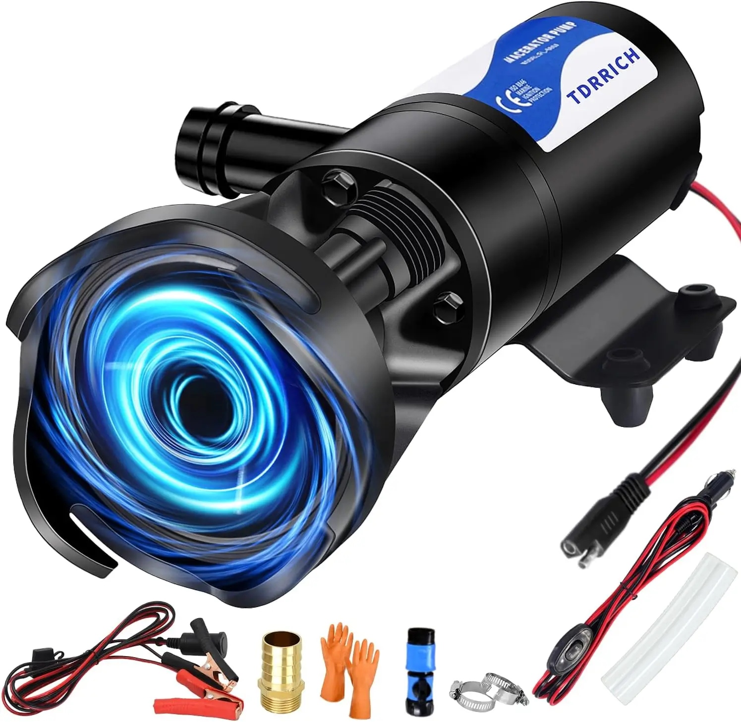 Efficient Waste Disposal: 12V Portable Sewage Macerator Pump