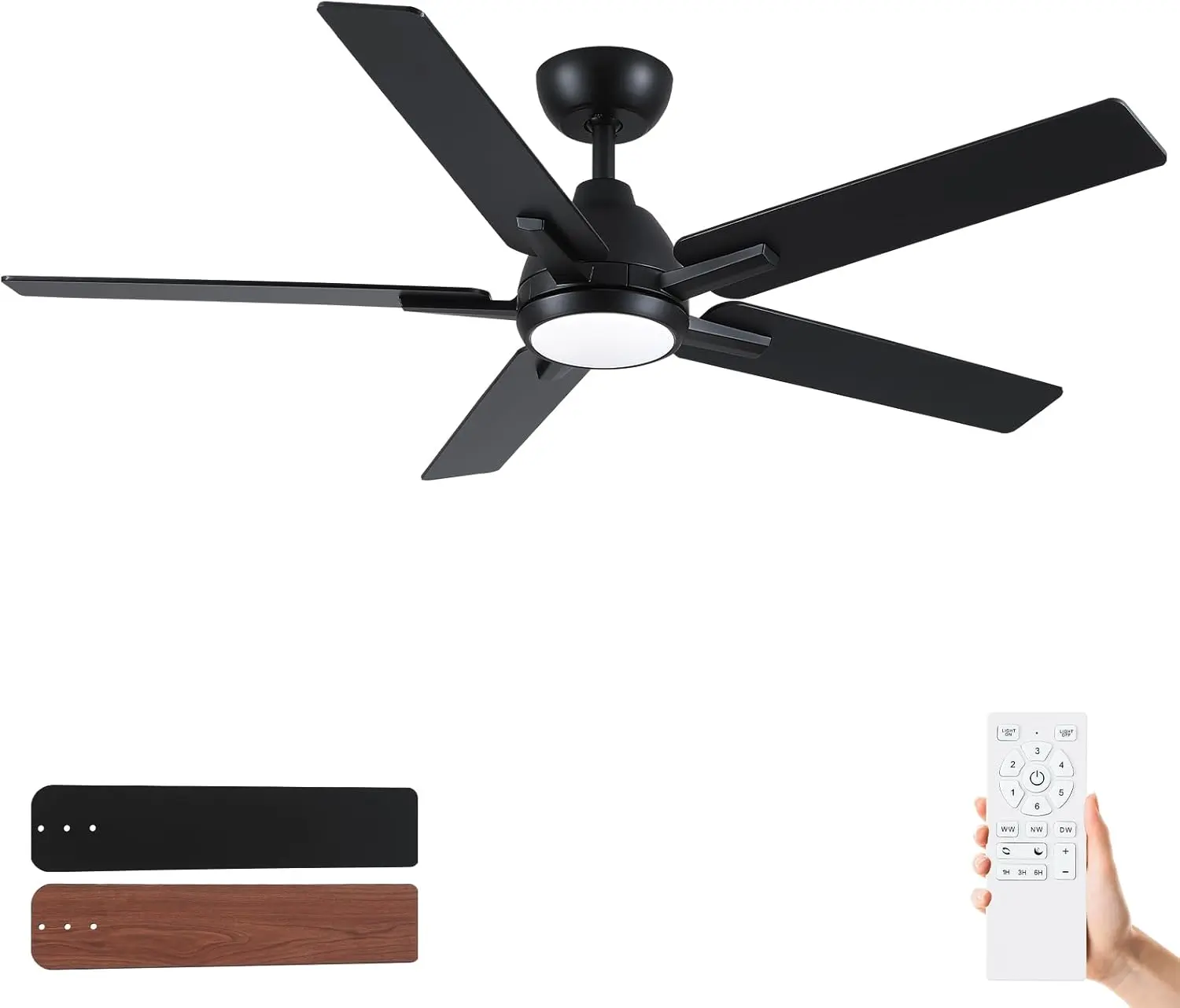 Elevate Your Space with a 52-Inch Ceiling Fan with Remote Control